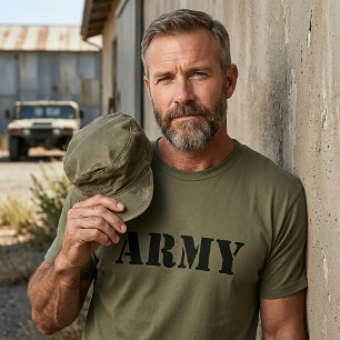 Camiseta do EXÉRCITO - Personalize Camiseta Cor