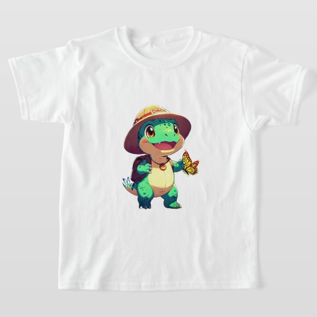 Camiseta 🦖 do Explorador de Dinos (Postura )