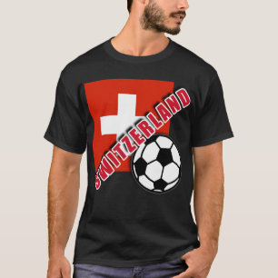Camiseta do fã de futebol do mundo da SUIÇA
