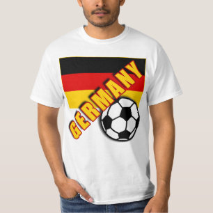 Camiseta do fã de futebol do mundo de ALEMANHA