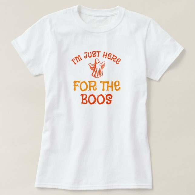 Camiseta do Fantasma de Halloween (Frente do Design)