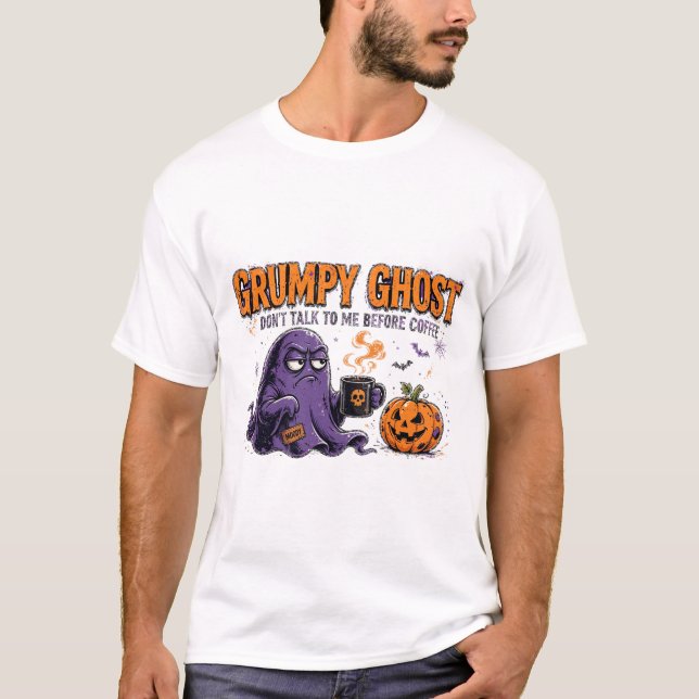 Camiseta do Fantasma Mal-Humorado (Frente)