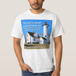 Camiseta do Farol de West Chop, Marthas Vineyard