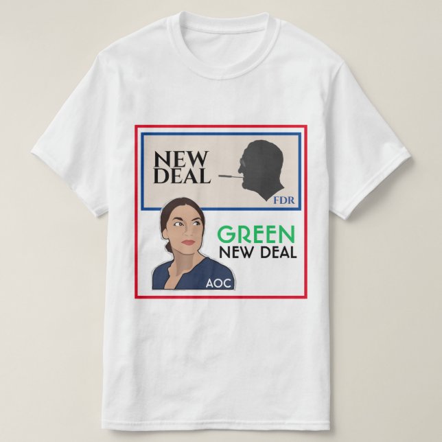 Camiseta Do FDR a AOC (Frente do Design)