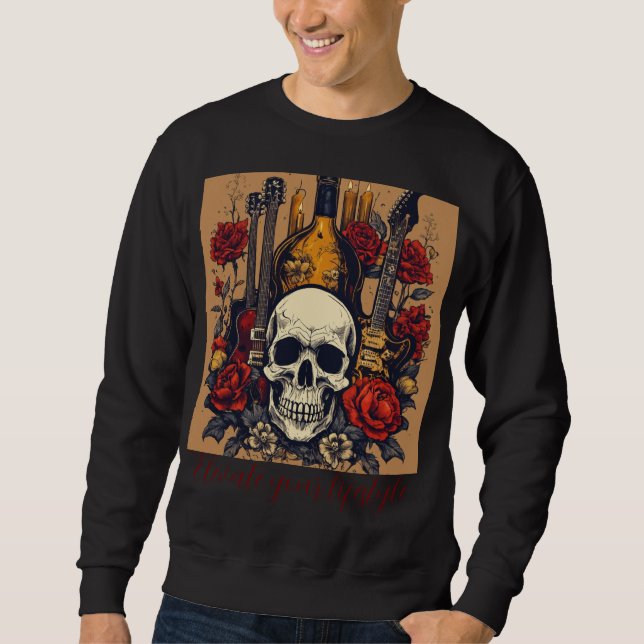 Camiseta do Festival de Rock Skull & Strings | Dir (Frente)
