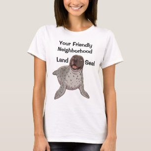 Camiseta do Foca Terrestre da Sua Amizade Vizinhan