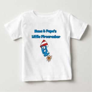 Camiseta do foguete de Nana e de papá pouco
