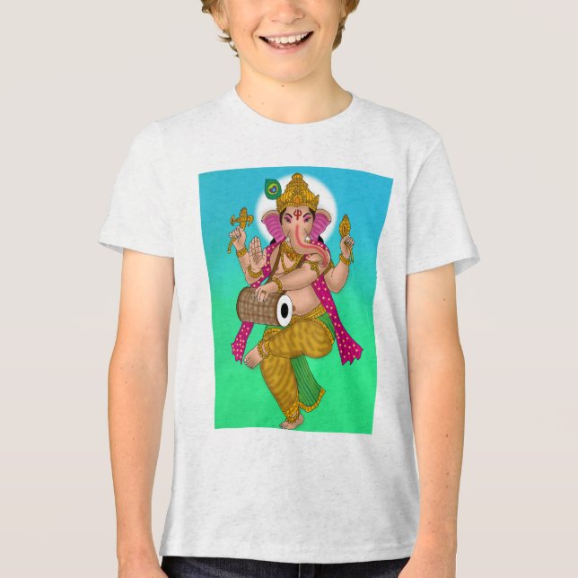 Camiseta do Ganesha Dançando (Frente)