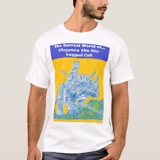 Camiseta do Gato de Seis Pernas Cloppers