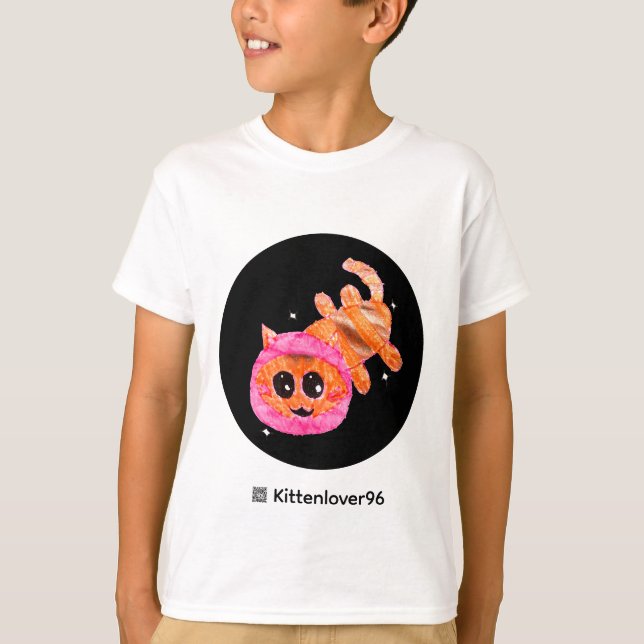 Camiseta do gato espacial (Frente)