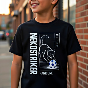 Camiseta do Gato Futebolista Neko Striker
