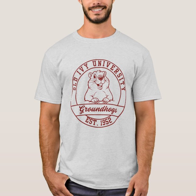 Camiseta do Groundhogs  (Frente)