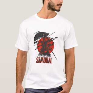 Camiseta do Guerreiro Bold Samurai - Arte Japonesa