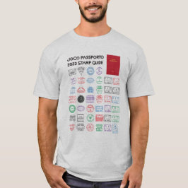 Camiseta do Guia de Carimbo JoCo Passporto 2023