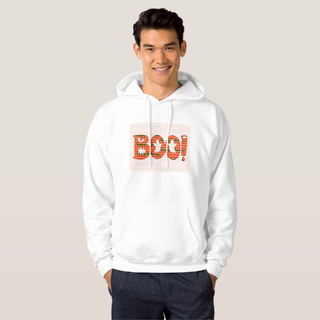 Camiseta do Halloween BOO (Frente Completa)