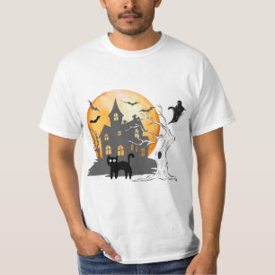 Camiseta do Halloween Men Halloween Spooky Vibes