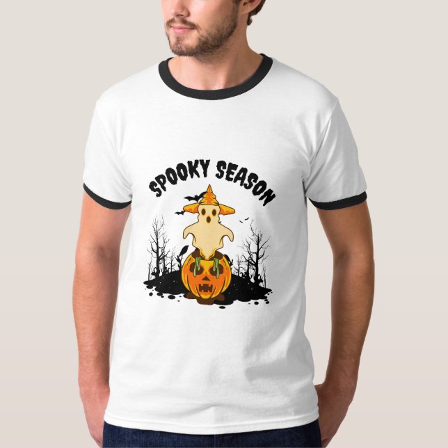 Camiseta do Halloween Pumpkins (Frente)