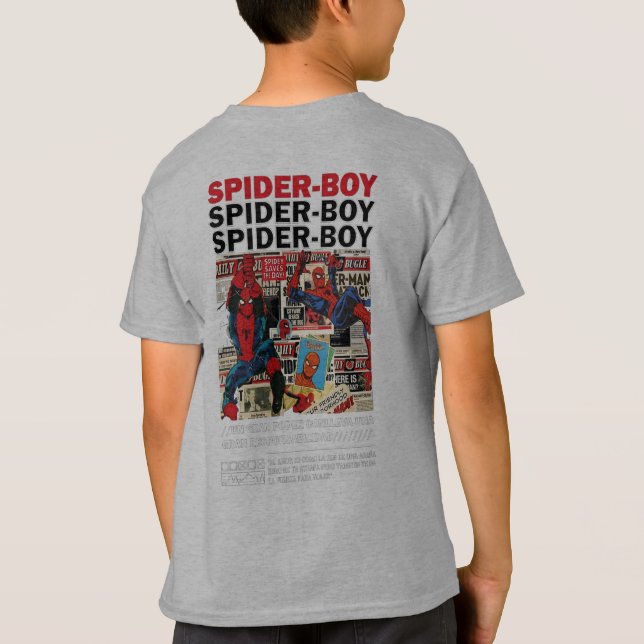 camiseta do homem aranha (Verso)