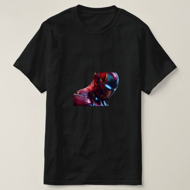 Camiseta do homem de ferro (Frente do Design)
