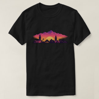 Camiseta do Horizonte Marroquino ao Pôr do Sol