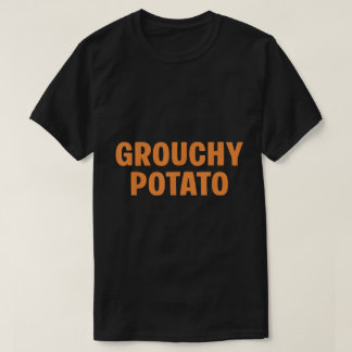 Camiseta do Humor da Batata Mal-Humorada de Ação d