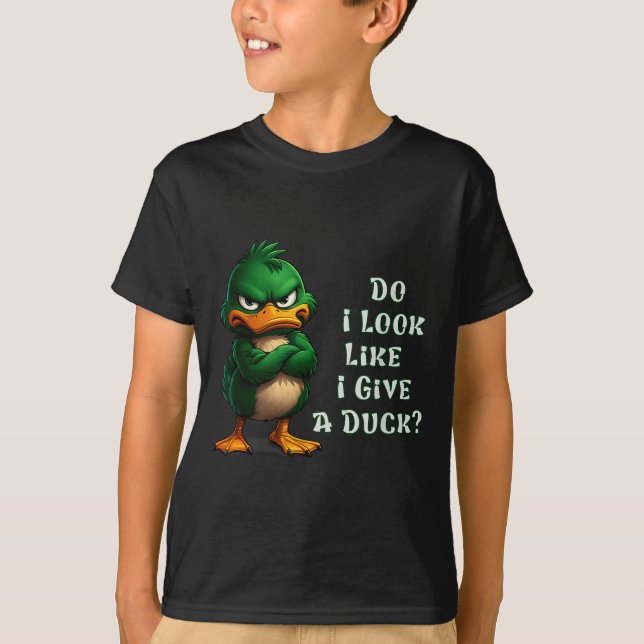 Camiseta Do I-look Like I Give A Duck Funny Sarcastic-duck  (Frente)
