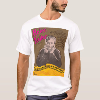 Camiseta do impressão de Helen Keller