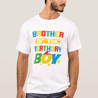 Camiseta Do Jogo do Menino de Aniversário