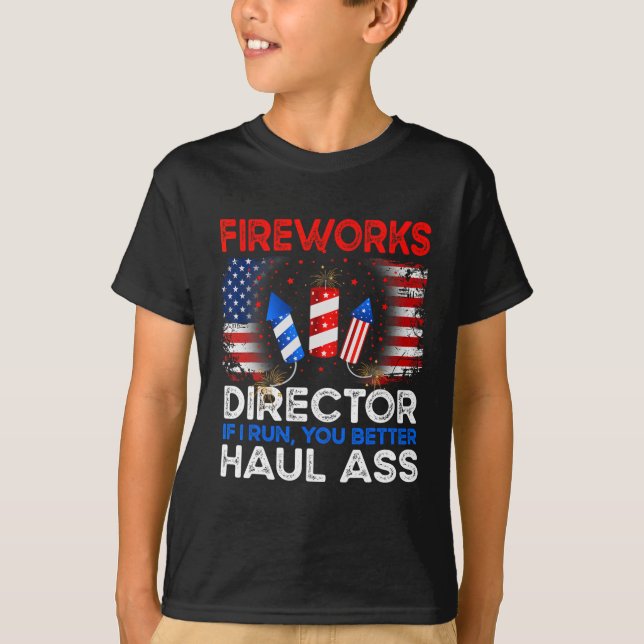 Camiseta Do Julho Men Fireworks Diretor Se Eu Lhe Executar  (Frente)