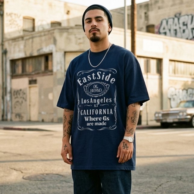 Camiseta do Lado Leste de Los Angeles (East Side Los Angeles Tshirt)
