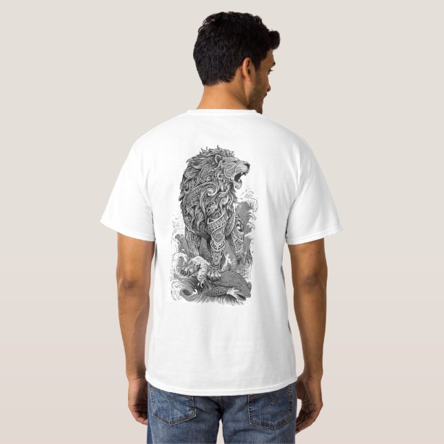 Camiseta do Leão (Parte Traseira Completa)