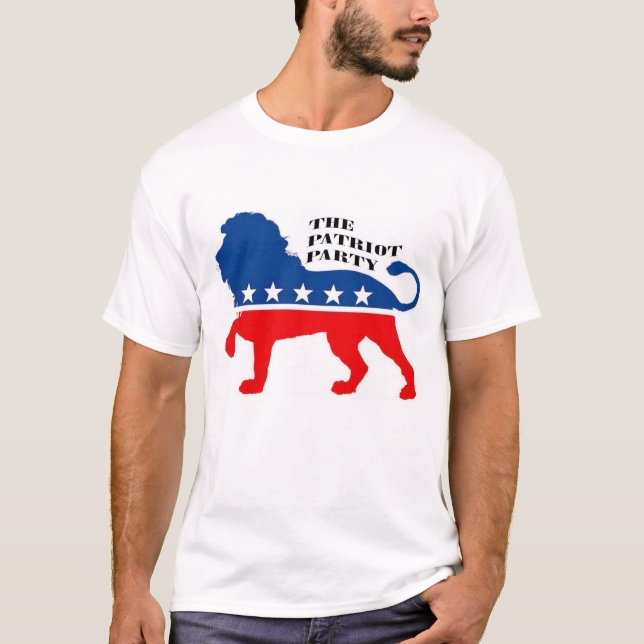 Camiseta do Leão do Partido Patriota (Frente)