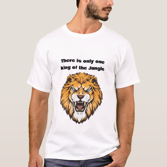 Camiseta do Leão Rei da Selva (Frente)