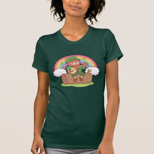 Camiseta do Leprechaun Fofo Tocando Banjo