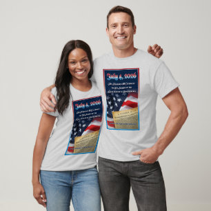 Camiseta do Livro de 4 de Julho de 2026