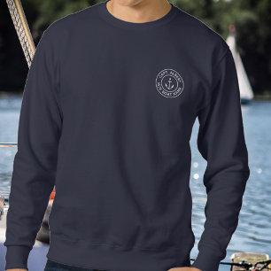 Camiseta do logotipo Anchor personalizado do Capit