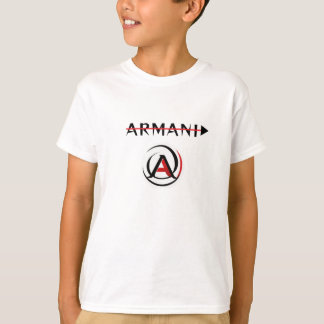 Camiseta do logotipo "ARMANI Kids' - Na moda e con