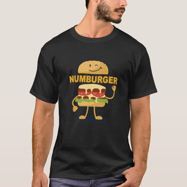 camiseta do logotipo .burger (Frente)