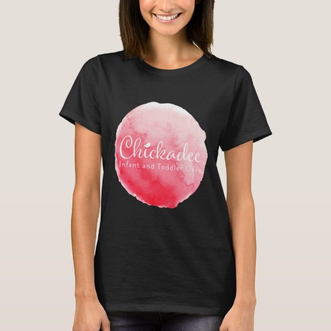 Camiseta do logotipo Chickadee da mulher (Frente)