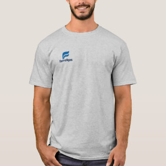 Camiseta do logotipo Cinza masculino