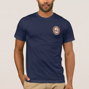 Camiseta do logotipo colide para a reprodução de