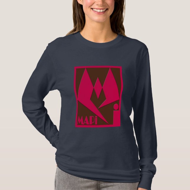Camiseta do Logotipo da MAPi Design 5b (Frente)
