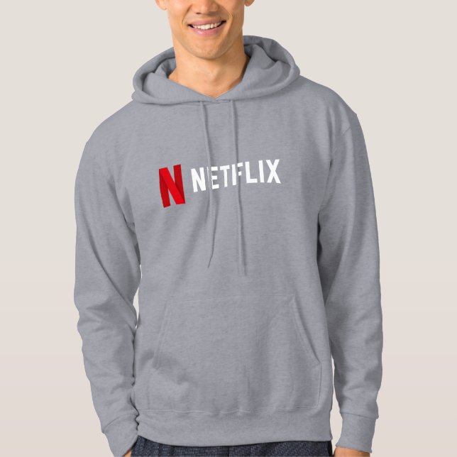Camiseta do Logotipo da Netflix – Fã de Streaming  (Frente)