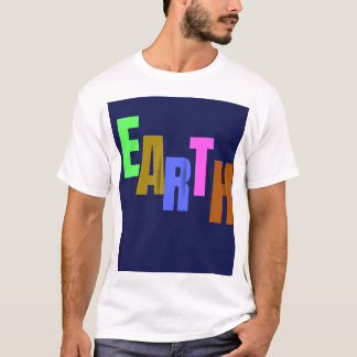 Camiseta do logotipo da Terra