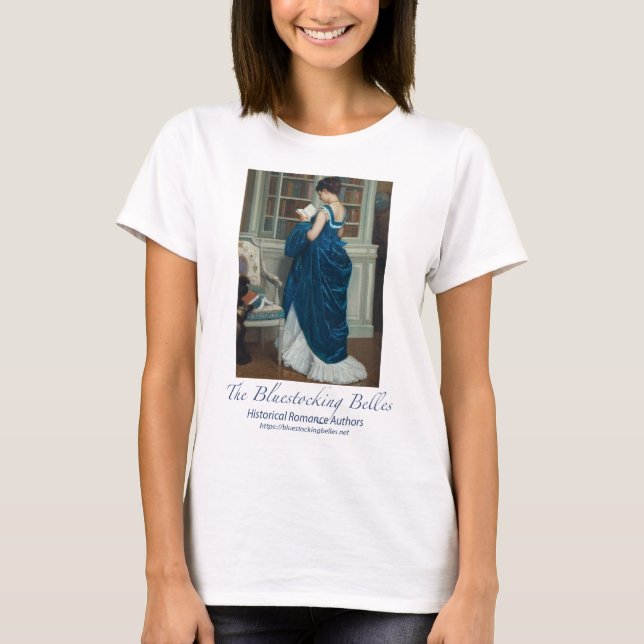 Camiseta do logotipo das Belles Bluestocking (Frente)