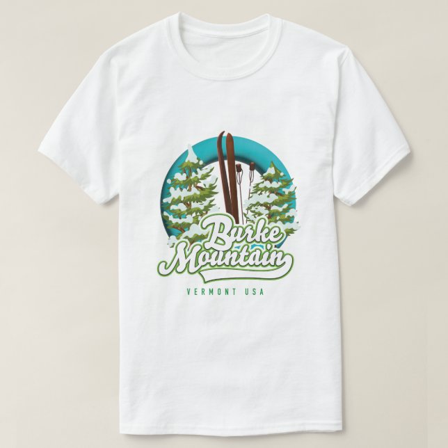 Camiseta do logotipo do Bromley Mountain Peru Verm (Frente do Design)