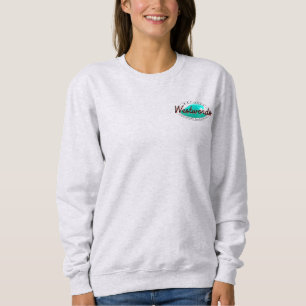 Camiseta do logotipo do tórax Westwords (creme fem