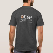 Camiseta do logotipo DSP (logotipo da frente do ce