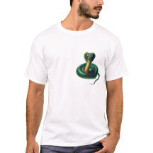 Camiseta do logotipo Emerald Cobra - Seringa sutil