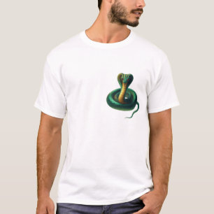 Camiseta do logotipo Emerald Cobra - Seringa sutil